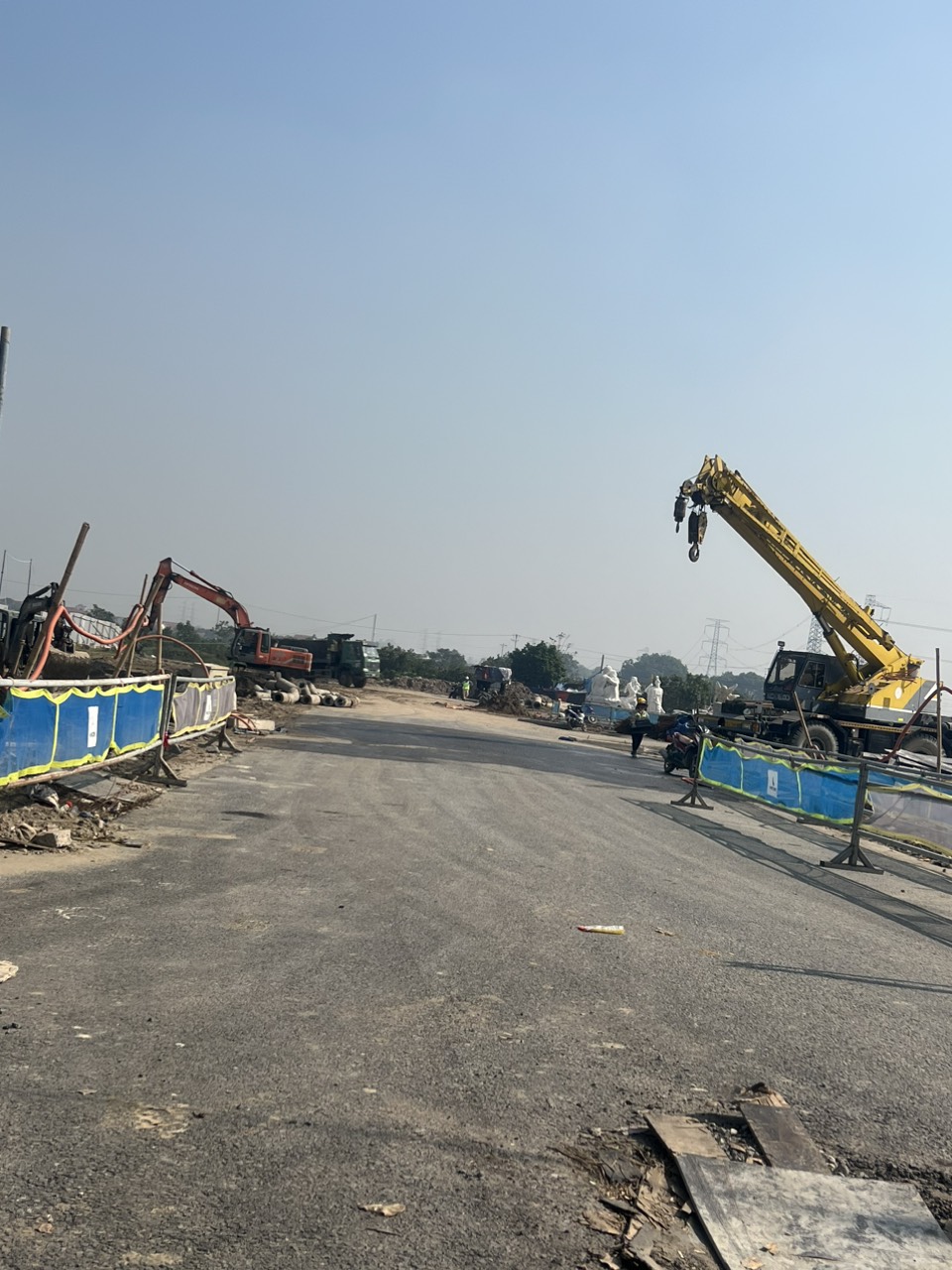 Construction work at ocean park 3 Hung Yen