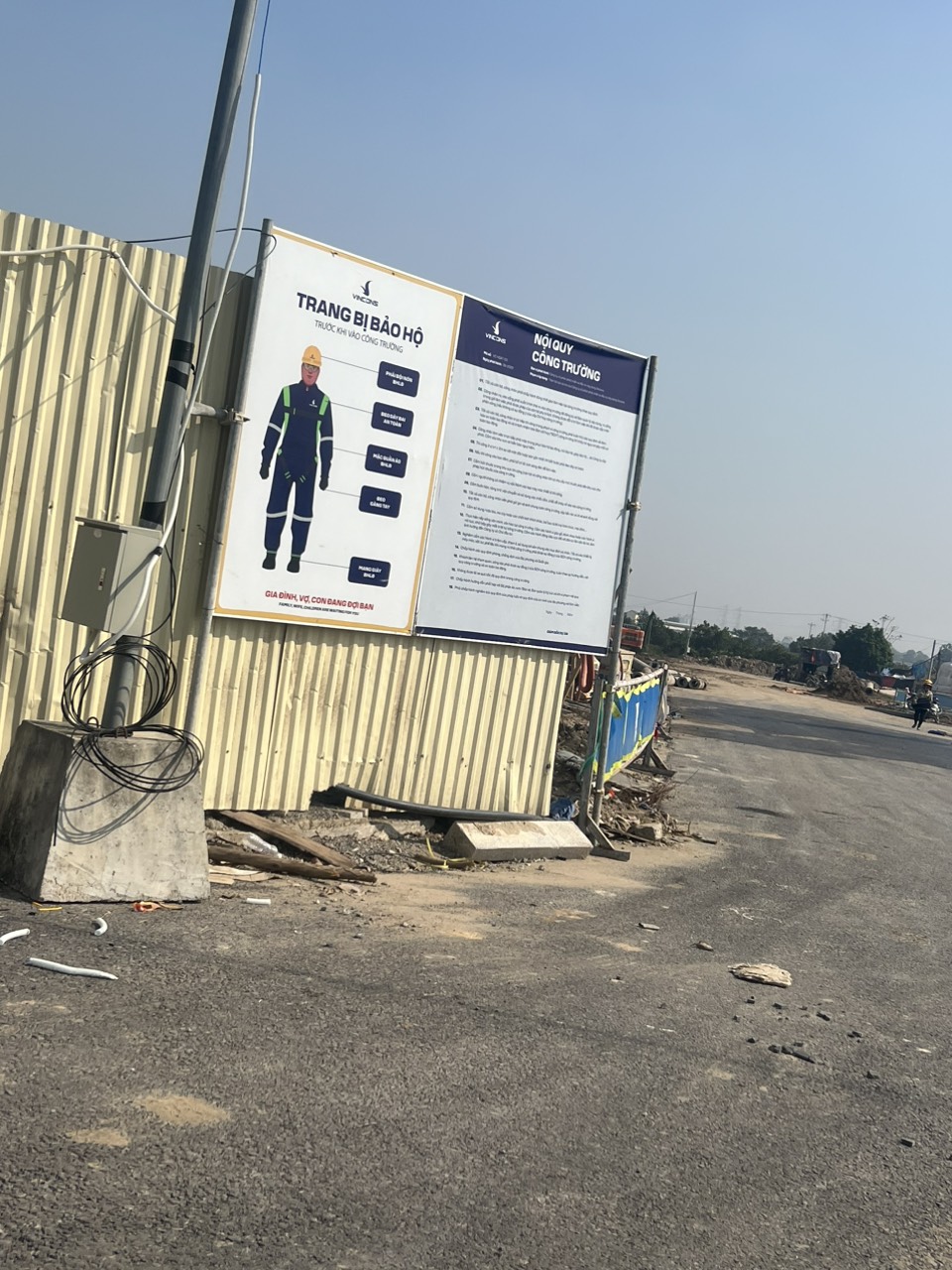 Construction work at ocean park 3 Hung Yen