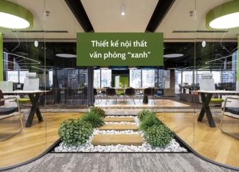 Mẫu thiết kế văn phòng “xanh”