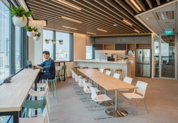 Mẫu thiết kế khu vực pantry và giải trí cho nhân viên tại Văn Phòng