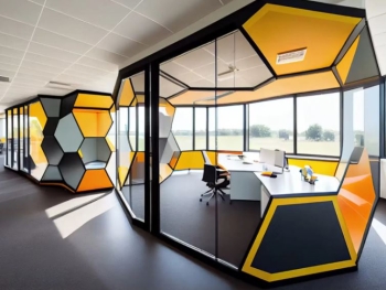 Nội thất văn phòng làm việc nghệ thuật, sáng tạo